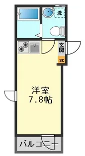 東京都江戸川区北小岩5【アパート】の間取り