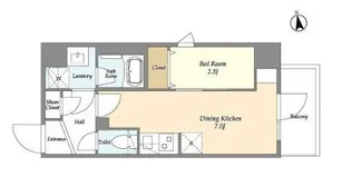 東京都台東区松が谷2【マンション】の間取り