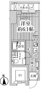 東京都中野区東中野2【マンション】の間取り