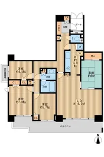 千葉県船橋市東中山2【マンション】の間取り
