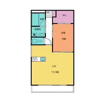 シャトレ桑名【8階】の間取り