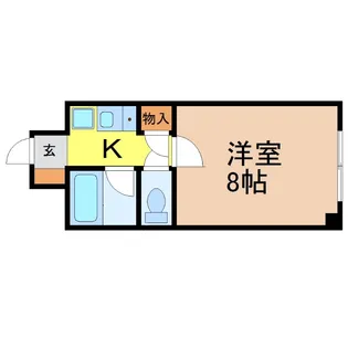 愛知県名古屋市昭和区川名本町3【マンション】の間取り