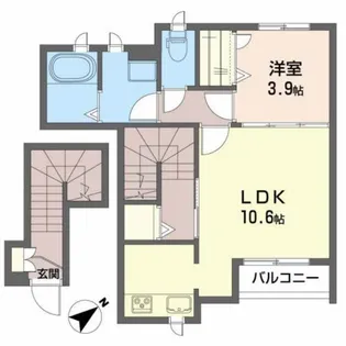 シャーメゾン国見2丁目【2階】の間取り