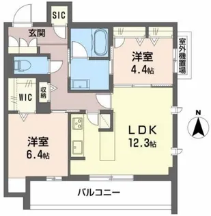Light villa 江坂【3階】の間取り