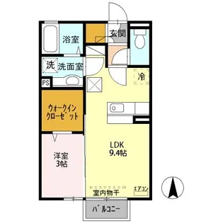 リリーフ【1階】の間取り
