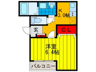 Capital hill【3階】の間取り