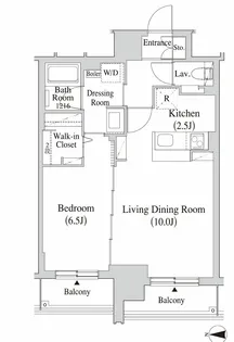 Fリミテッド北広島【4階】の間取り