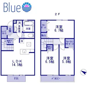 コート坂本の間取り