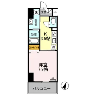 SOPHIA HILLS【7階】の間取り