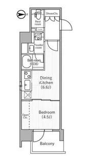nido MOTOASAKUSA【3階】の間取り