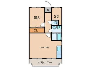 ユメノサニ-ハイツの間取り