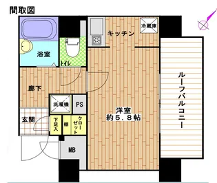ガラ・ステージ日本橋【12階】の間取り