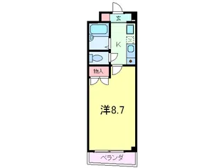 モトヤマコルティ-レ【3階】の間取り