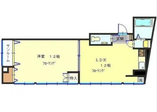 パシオ福島【3階】の間取り