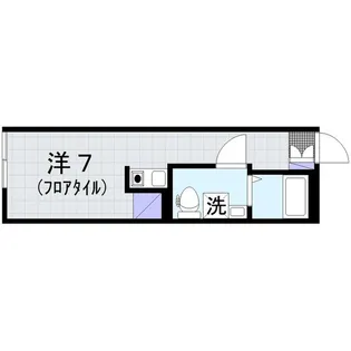 ウェルネス大和【2階】の間取り