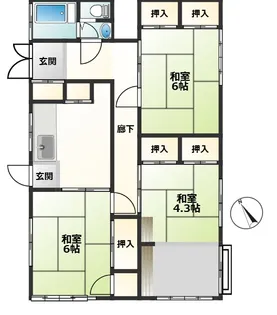 コーポ小野【2階】の間取り