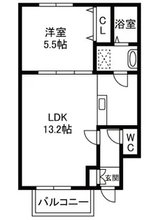 メゾンYB【1階】の間取り