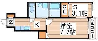 la vie bell I棟【1階】の間取り