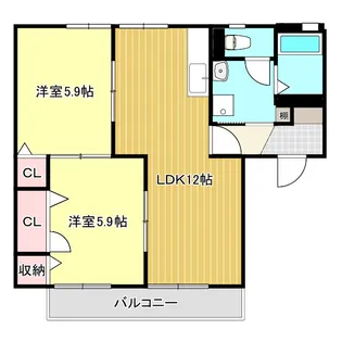 グランドメゾン【2階】の間取り