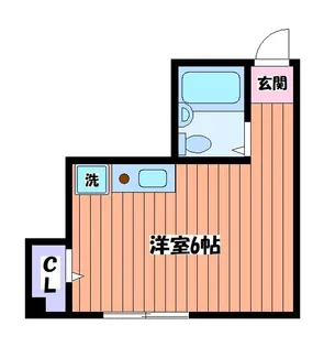 パークサイドハウス【3階】の間取り