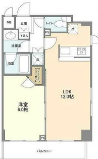 クレストパーク洗足池【3階】の間取り