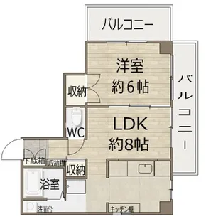 荒川ビル【2階】の間取り