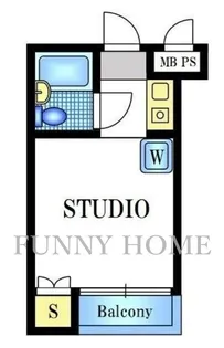 シティプラザ若林【3階】の間取り