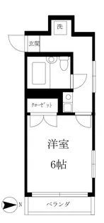 東日本橋フラワーハイホーム【5階】の間取り