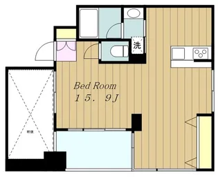 ヌエスペラン【1階】の間取り