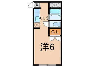 シテイハイム【1階】の間取り