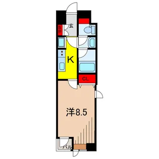 ミモザ【5階】の間取り
