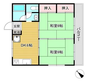 ミノルコーポ【3階】の間取り