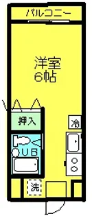 アルカディア・センブ【4階】の間取り