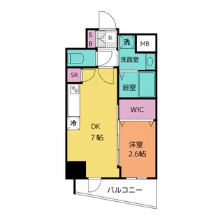 エステムコート名古屋上前津【14階】の間取り