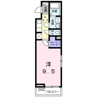 クロスロード プラス Y【2階】の間取り
