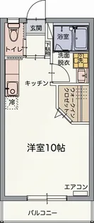 カプリース【1階】の間取り