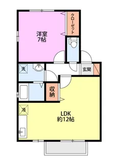 グローヴ【2階】の間取り