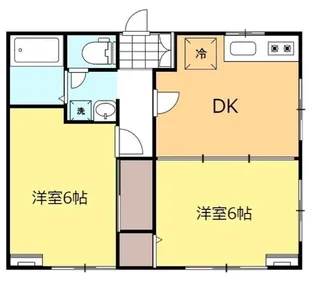 クレール請西【1階】の間取り