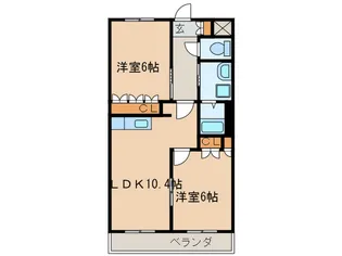 エムアスカ【3階】の間取り
