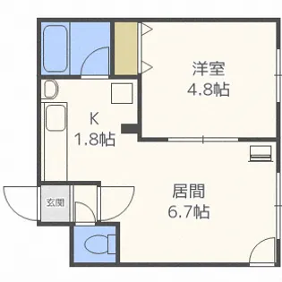コミニティ舘【4階】の間取り