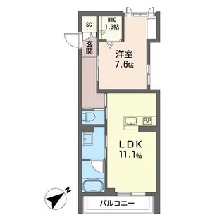 セルディーナ【3階】の間取り