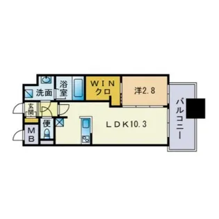 ブラン・スタイル博多【15階】の間取り