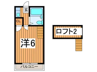 ミツユキハイム【2階】の間取り