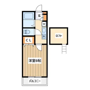 コーポ松尾【2階】の間取り