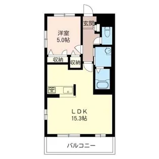 フェンテ北館【1階】の間取り