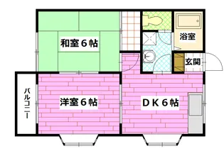 ボヌールハイツ【2階】の間取り