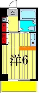 ジュネパレス松戸第94【3階】の間取り