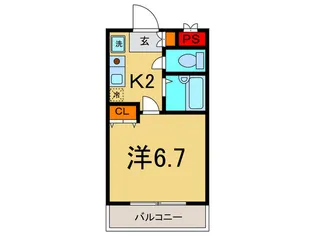 メゾンタツミ【3階】の間取り