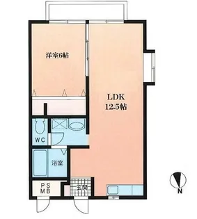 ライトエミール【1階】の間取り