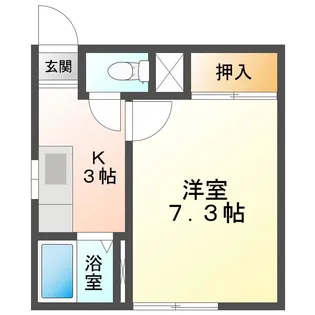メゾンボヌール【2階】の間取り